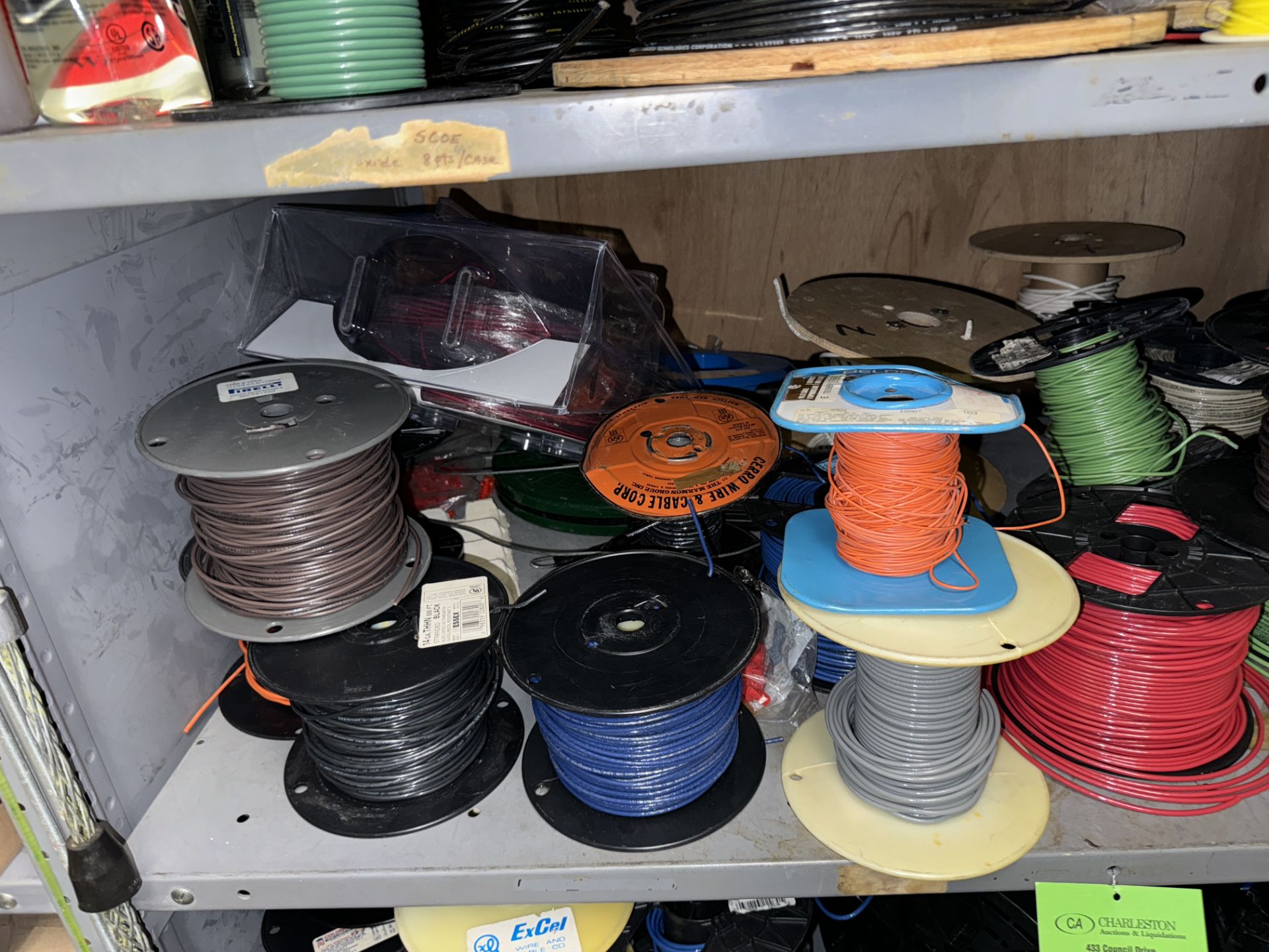 CONTENTS OF RACK: ASSORTED COPPER WIRE (ZONE 5) - Image 5 of 11