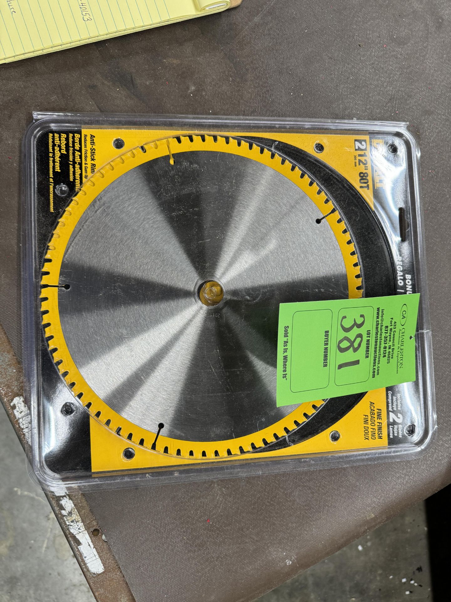 (2) DEWALT 12" BLADES (ZONE 5)