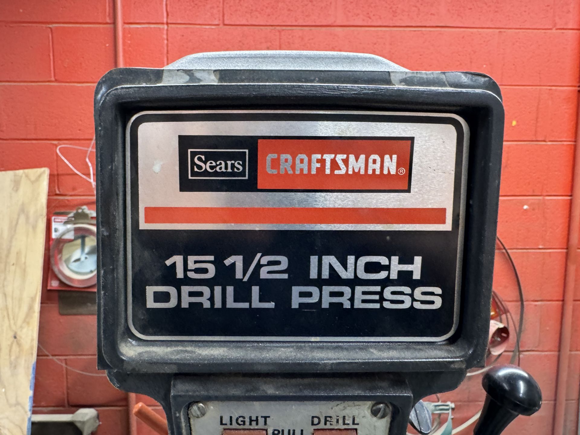 SEARS/CRAFTSMAN 15.5" DRILL PRESS MODEL # 113-213780 SERIAL # 4101-P0042 (ZONE 5) - Image 2 of 5