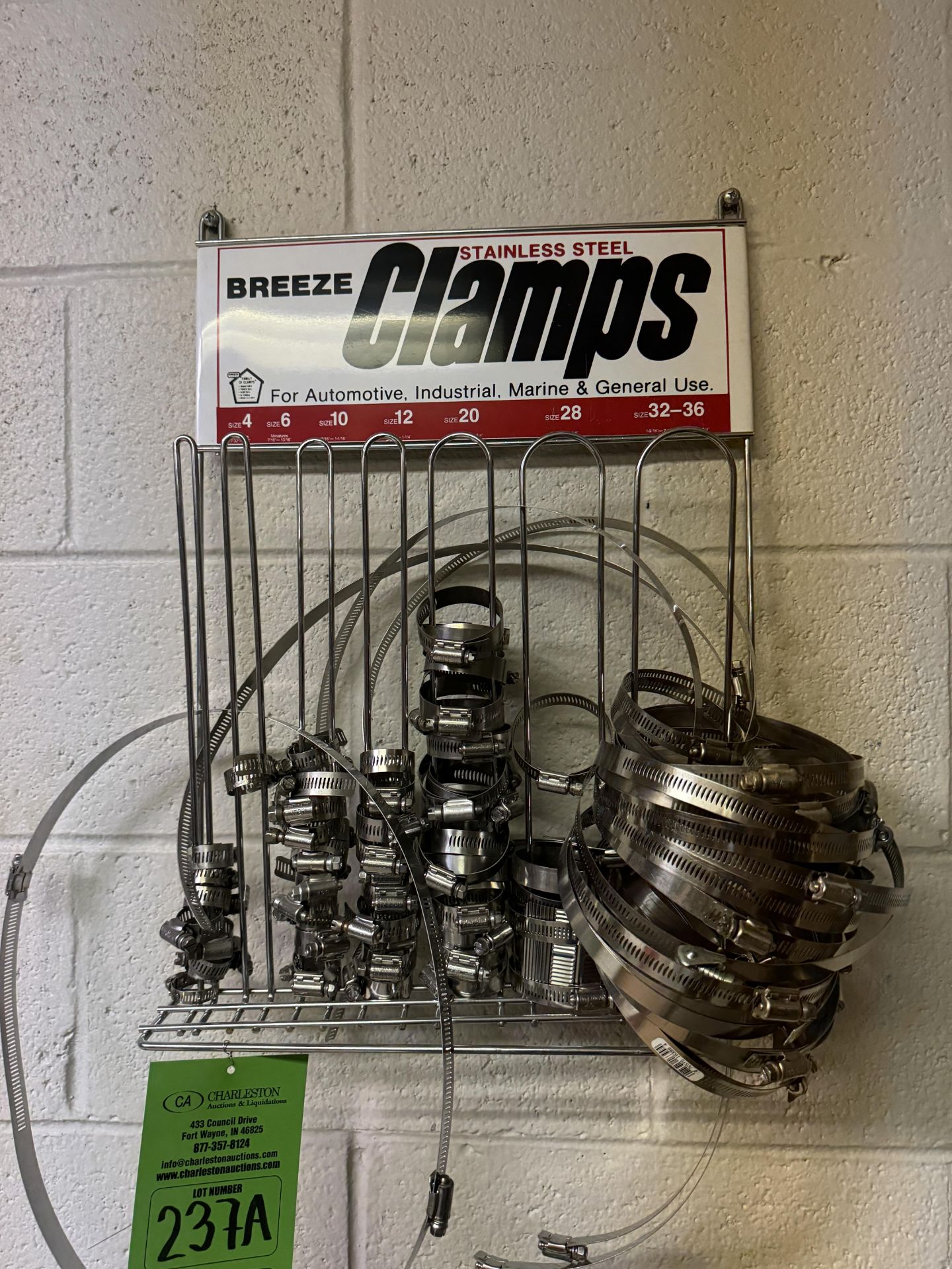 BREEZE STAINLESS STEEL CLAMP ASSORTMENT (ZONE 5)