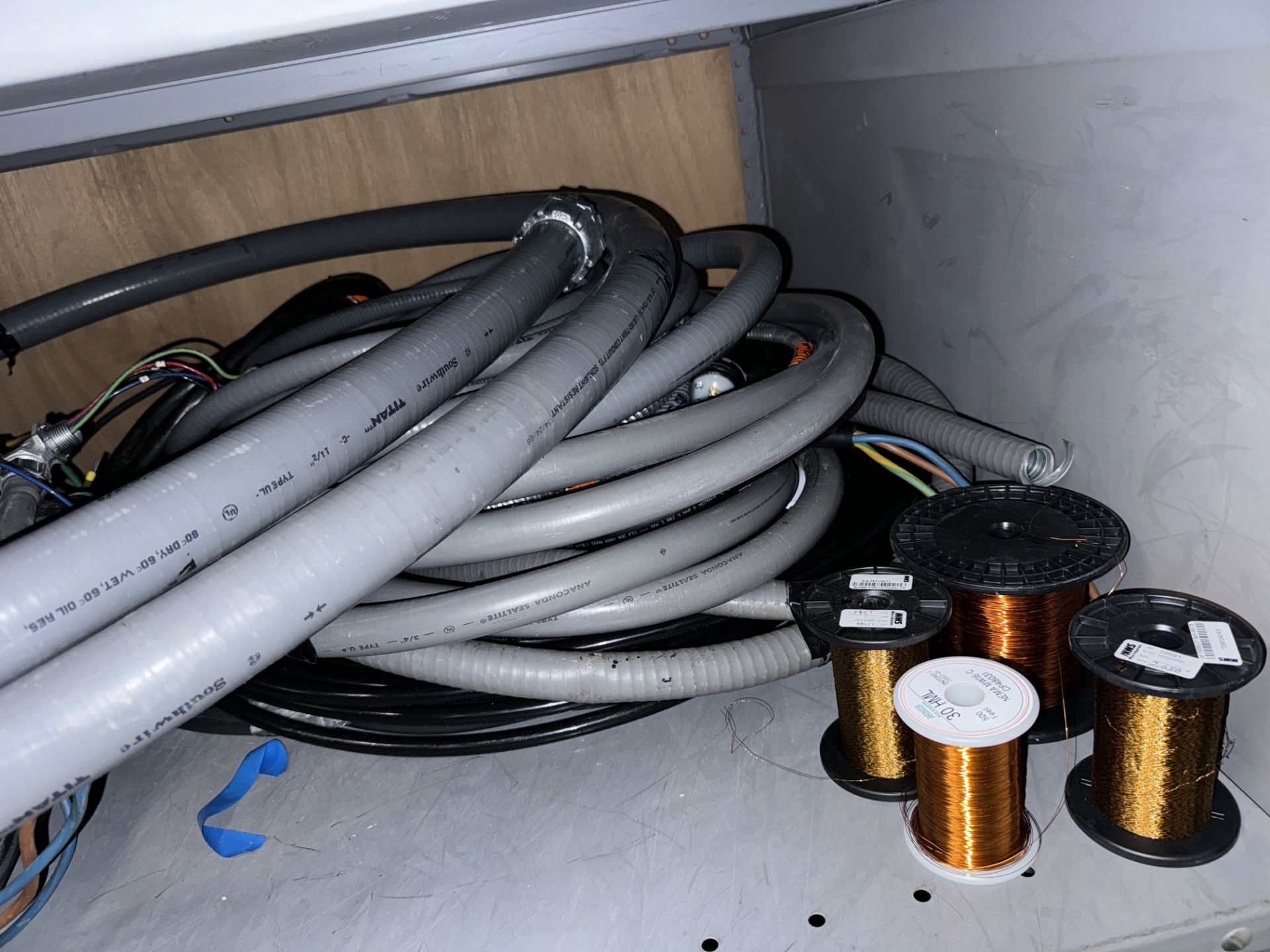 CONTENTS OF RACK: ASSORTED COPPER WIRE (ZONE 5) - Image 7 of 11