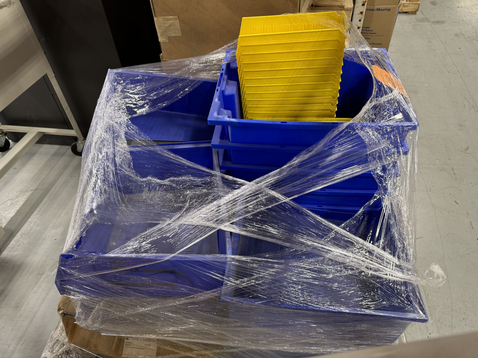 PALLET OF PLASTIC BINS - Image 2 of 2