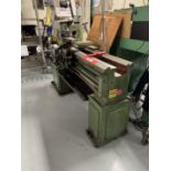 1978 JET 1430 LATHE GAP BED SERIAL # 8128; LENGTH OF BED: 40"; 14" SWING; 3 JAW CHUCK; TOOL POST