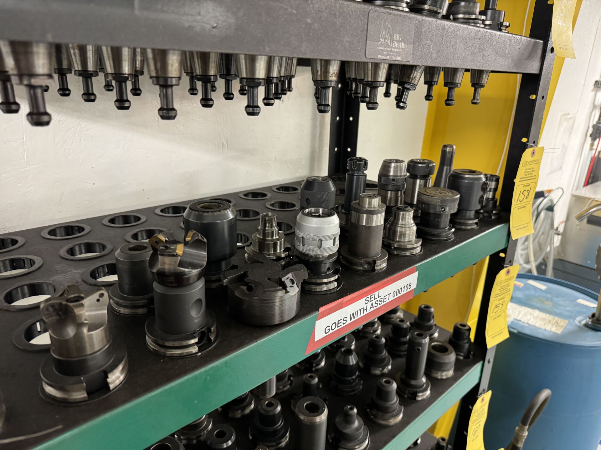 (18) CAT 40 TOOL HOLDERS