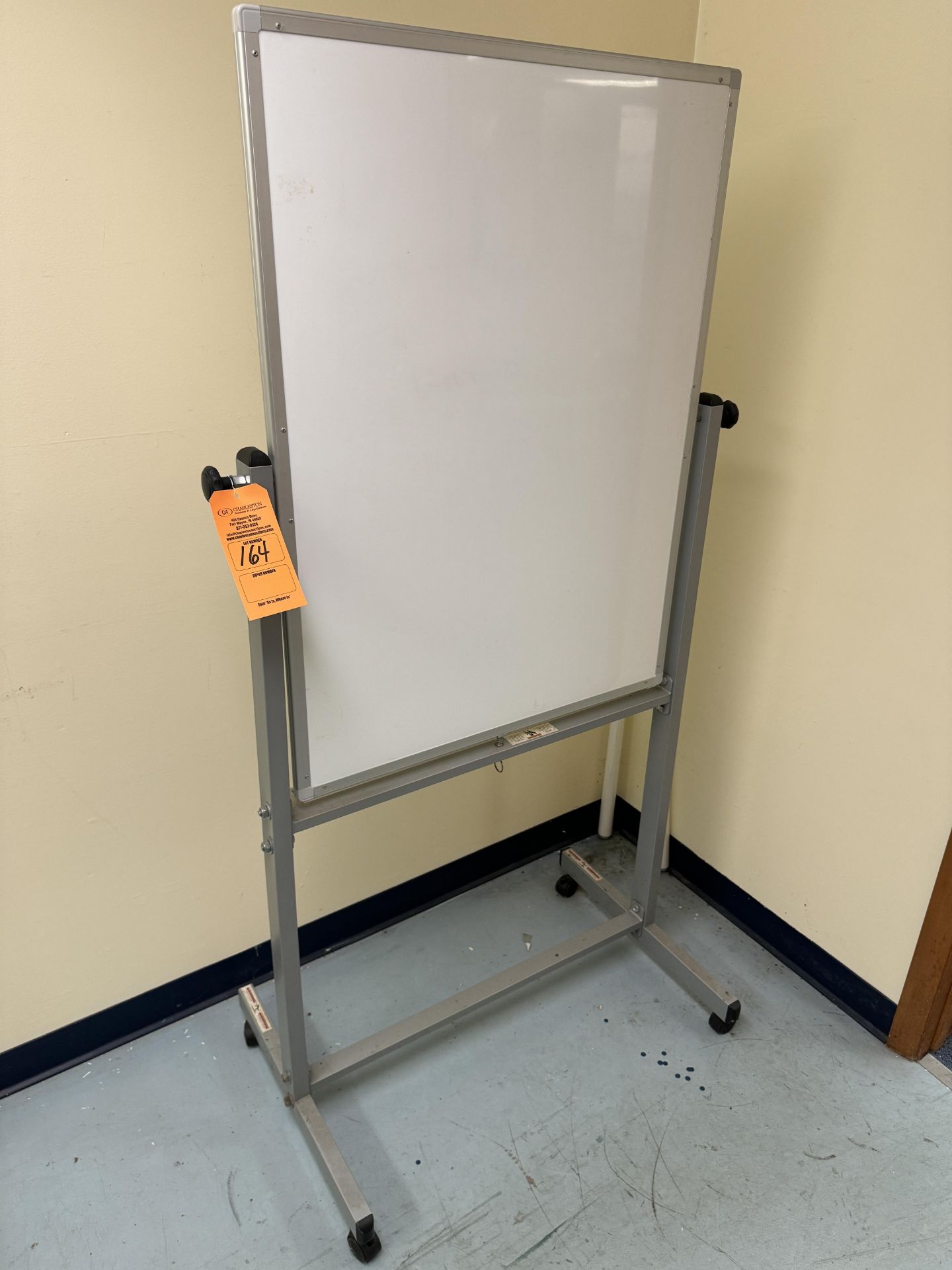 WHITE BOARD ON STAND