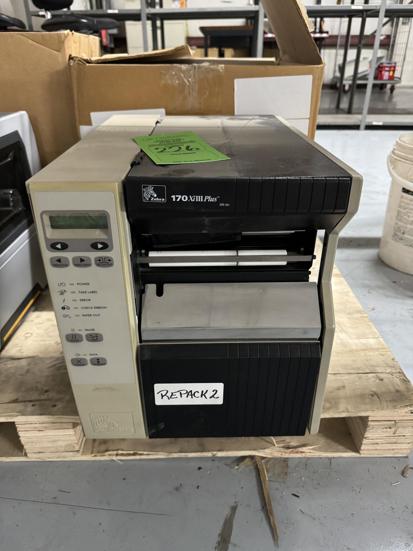 ZEBRA 170 XI III PLUS LABEL PRINTER