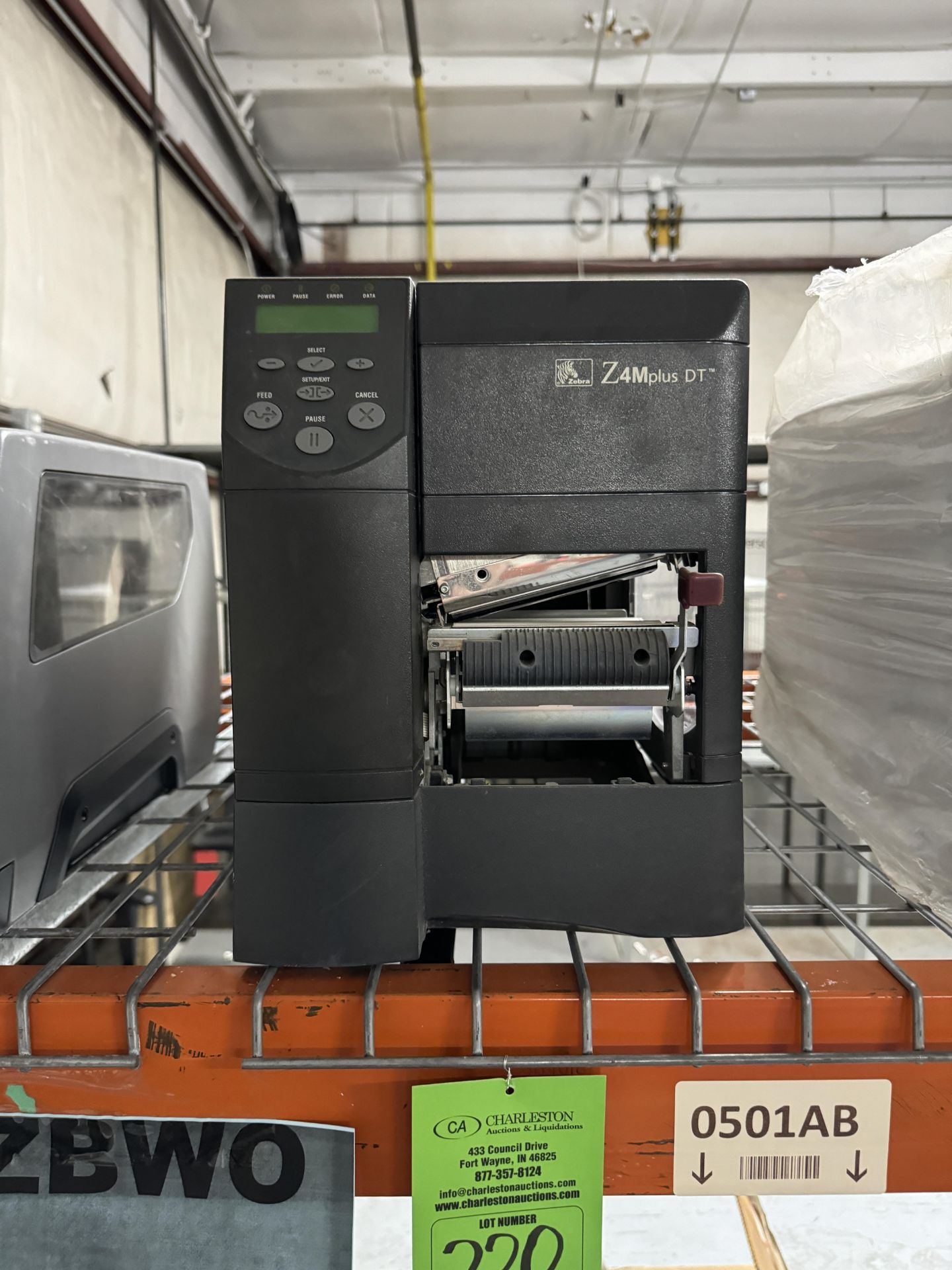 ZEBRA Z4M PLUS DT LABEL PRINTER