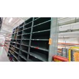 (10) SECTIONS 10' PAN SHELVING