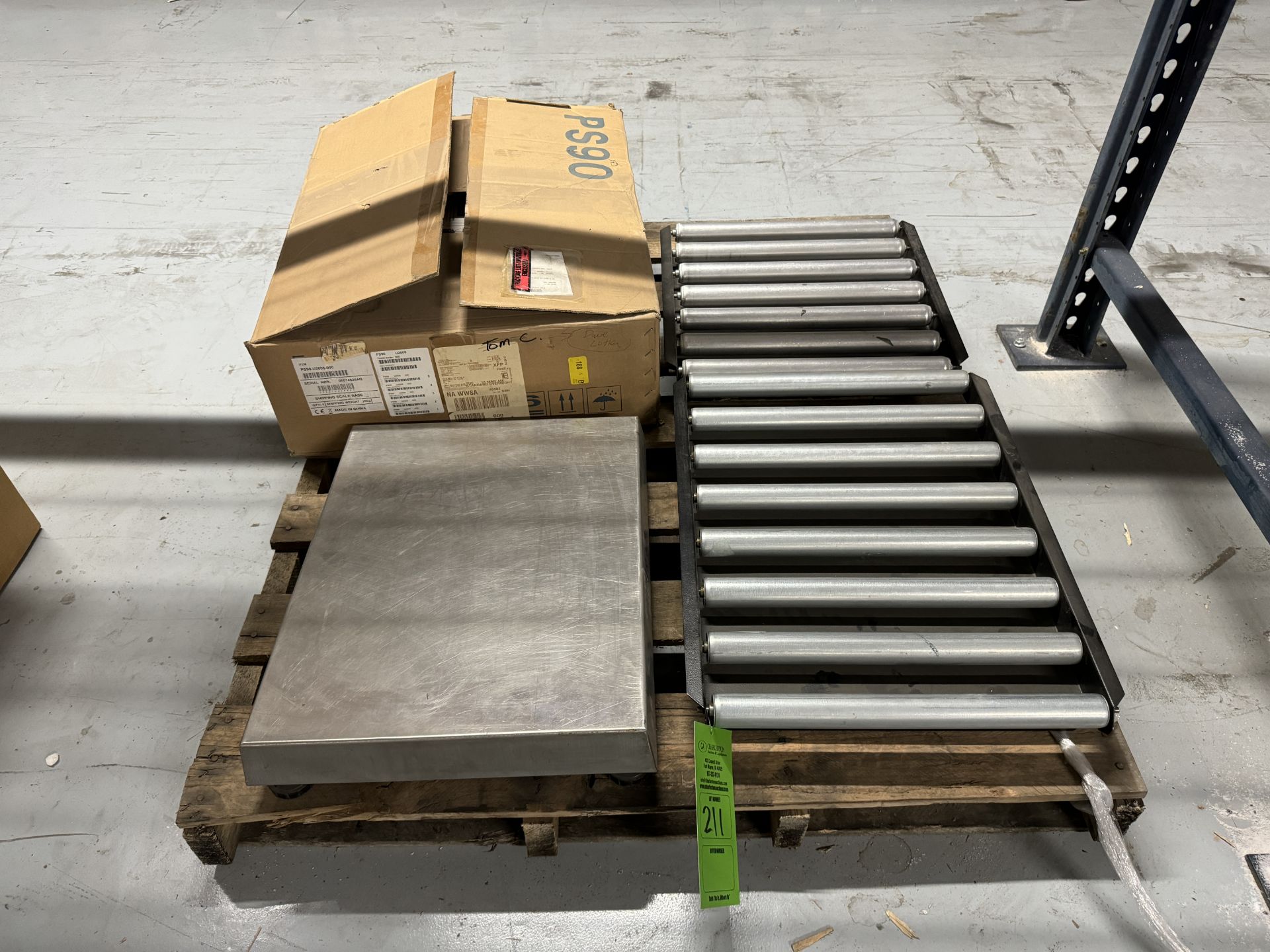 METTLER TOLEDO PS90 SHIPPING SCALE WITH CONVEYOR