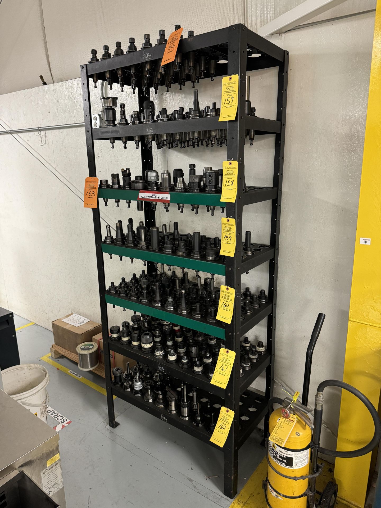 CAT 40 TOOL HOLDER RACK - TOOL HOLDERS NOT INCLUDED