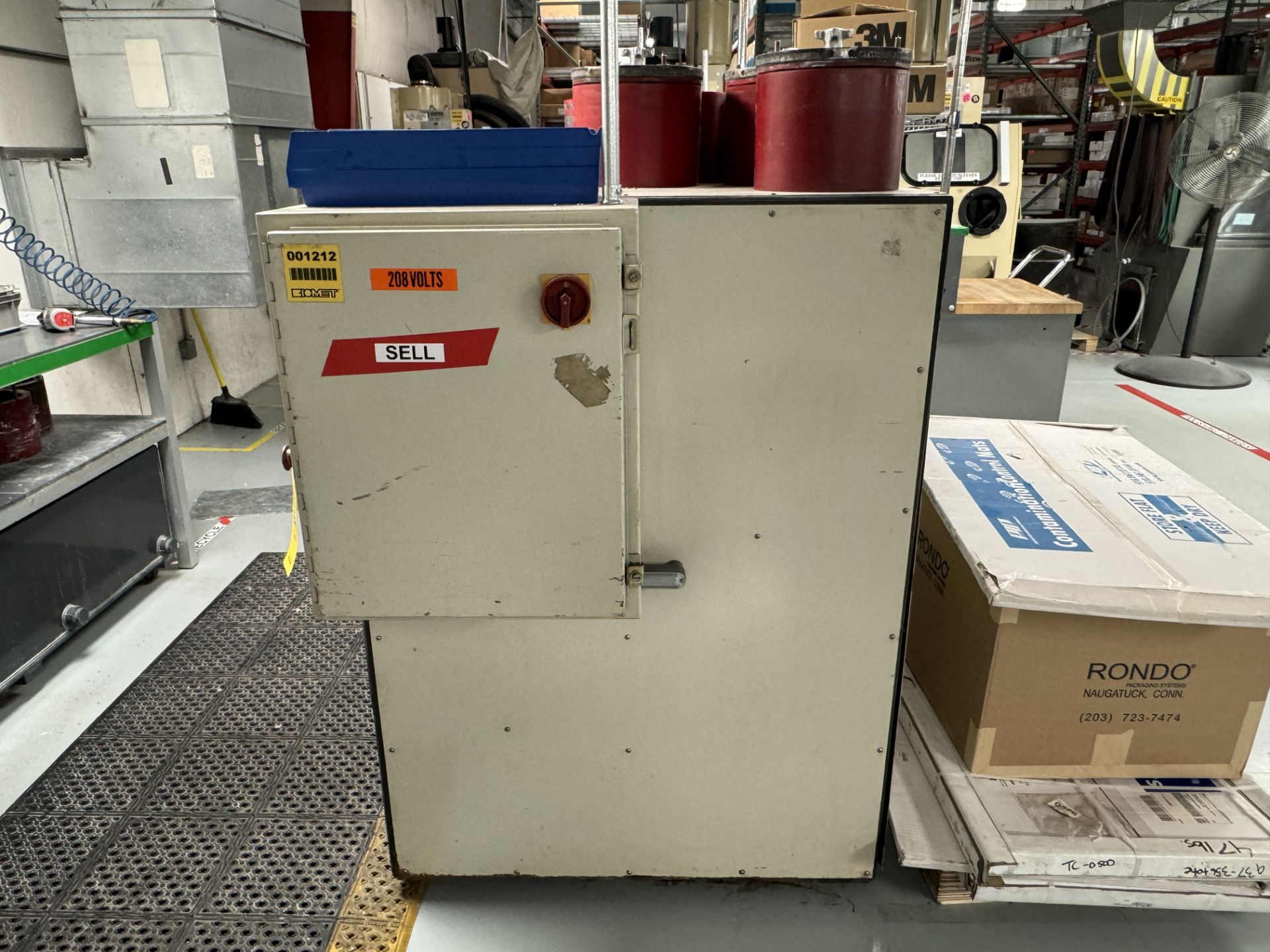 GRAV-I-FLOW GYRA FINISH CENTRIFUGAL BARREL FINISHING MACHINE MODEL # C-4-806 SERIAL # 149; 230 V; - Image 3 of 4