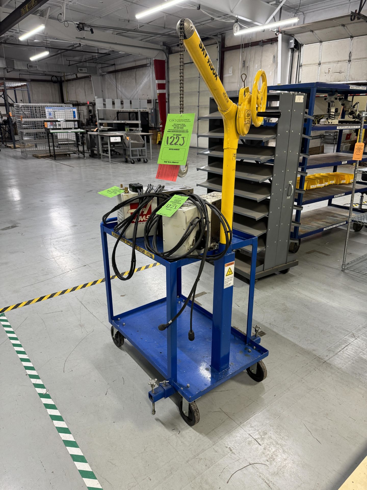 SKYHOOK 500 LB CRANE CART (CONTENTS NOT INCLUDED)