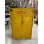 FLAMMABLE LIQUID STORAGE CABINET 45 GALLON