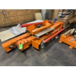 (2) TOTAL TOOL HEAVY DUTY JIB CRANES WITH (2) KNIGHT 225 LB HOIST