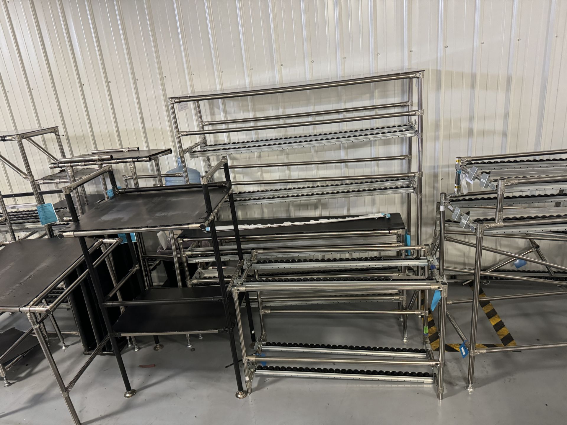 ROW OF VARIOUS CREE FORM RACKS AND CONVEYORS - Image 2 of 4
