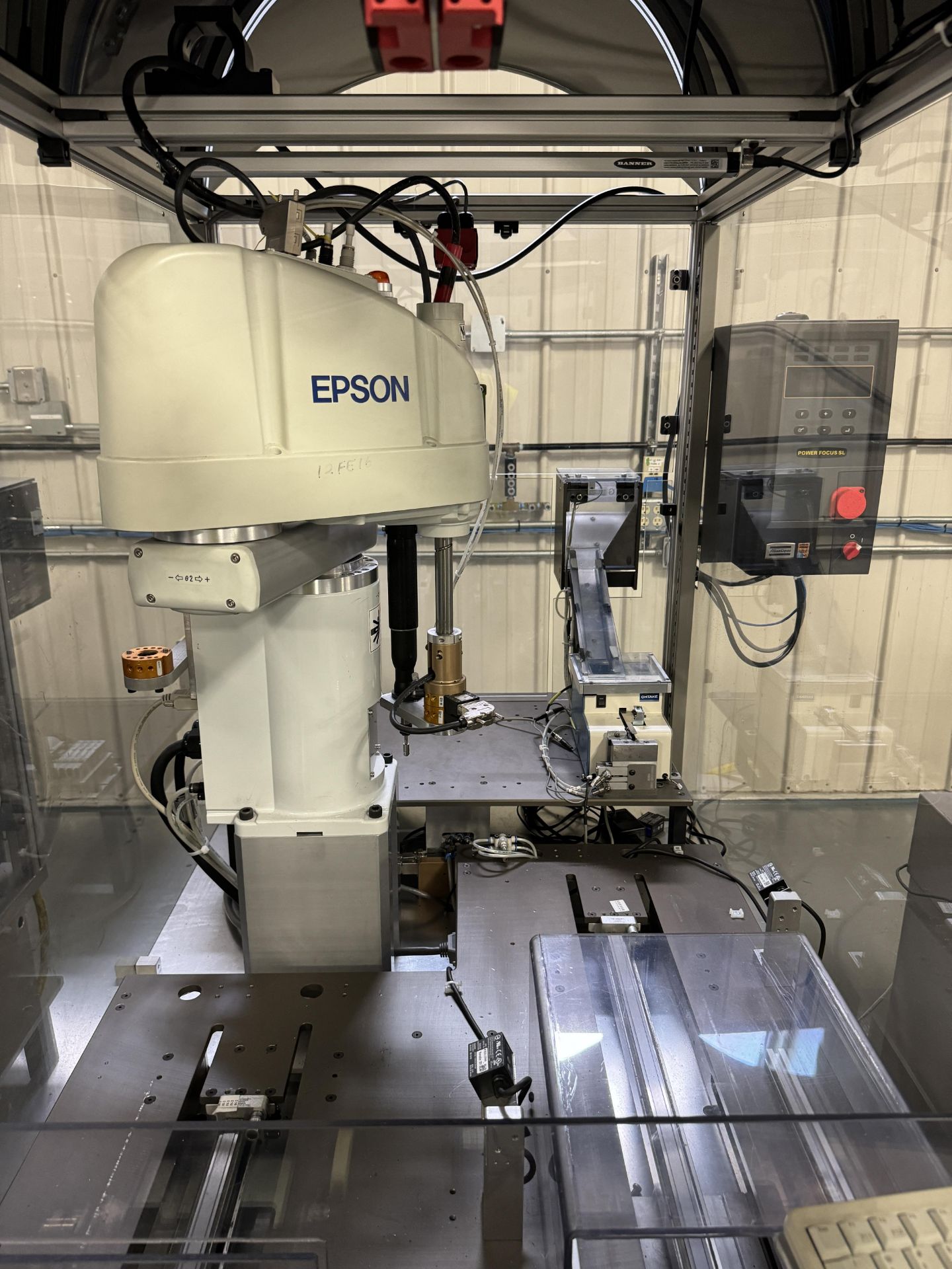 EPSON ROBOT CELL MODEL # G6-45IS SERIAL # 11846 INCLUDING EPSON RC620 CONTROLLER; ATLAS COPCO - Image 2 of 12