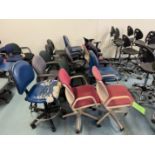 (15) VARIOUS OFFICE CHAIRS