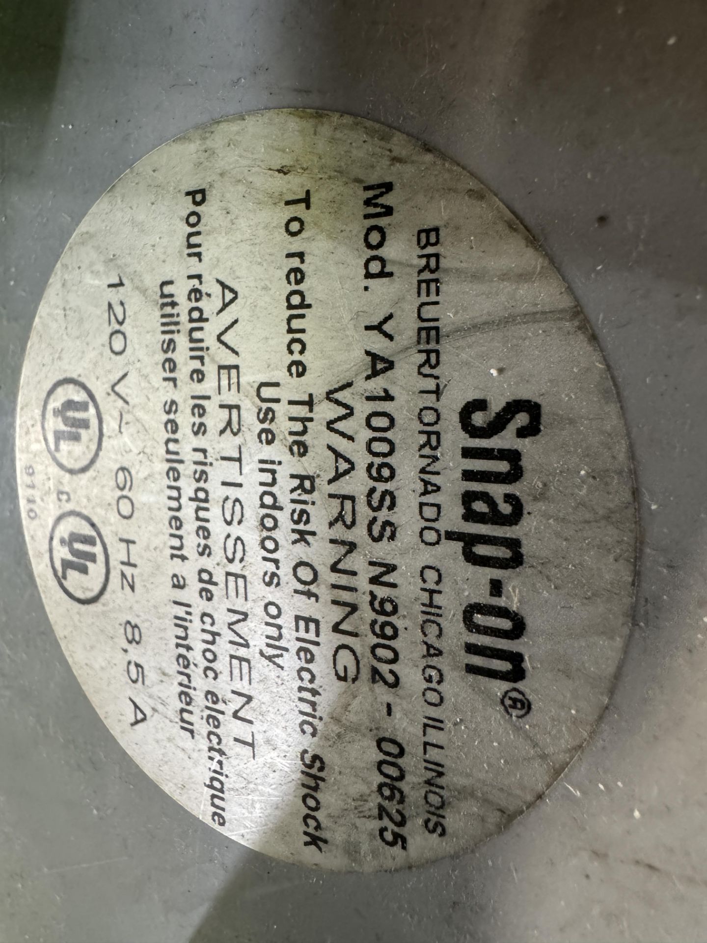 SNAP-ON WET/DRY VAC - Image 2 of 2