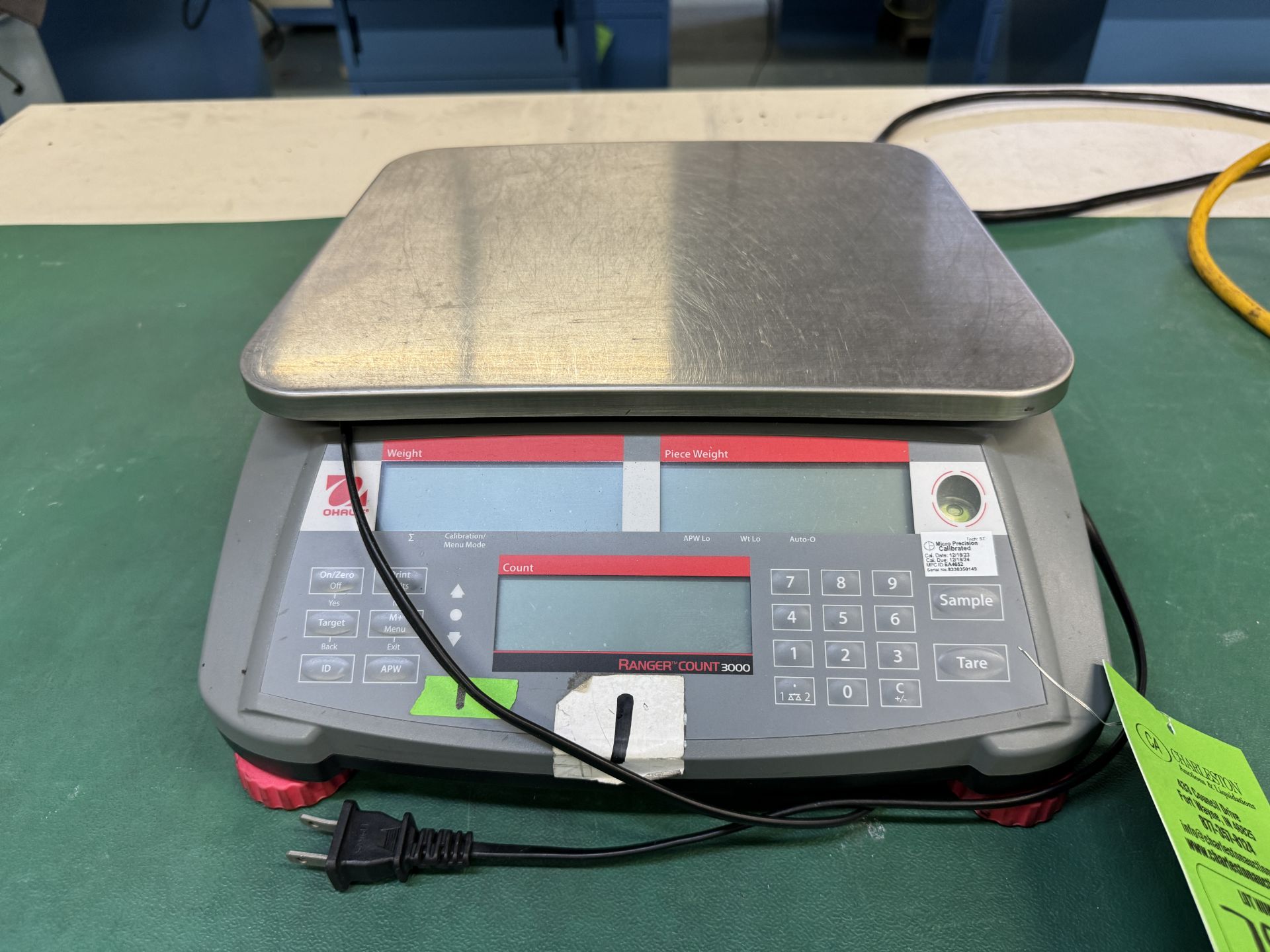 OHAUS RANGER COUNT 3000 DIGITAL SCALE