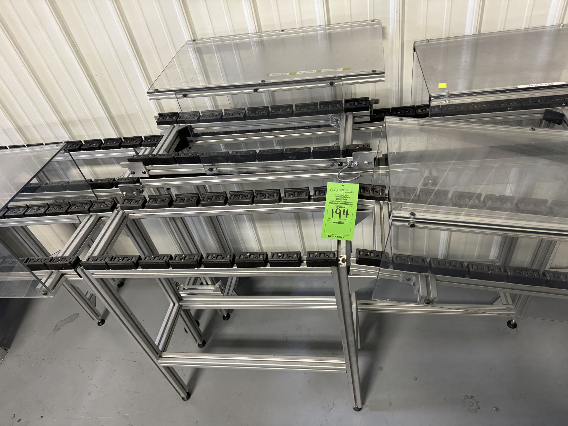 (2) 80/20 ROLLER CONVEYORS - Image 2 of 2