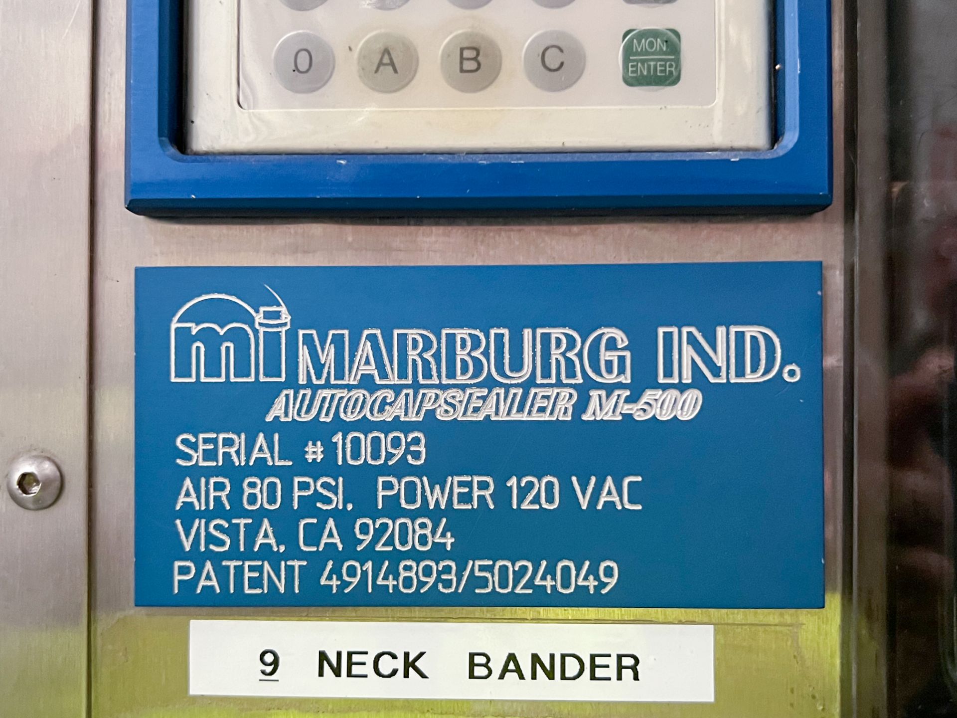 Marburg Autocapsealer MDL M-500 - Image 2 of 6