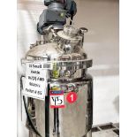 NEW - 40 Gallon 2/ 3 Jacketed Dual Motion Mixing Kettle w/ ABB Drives