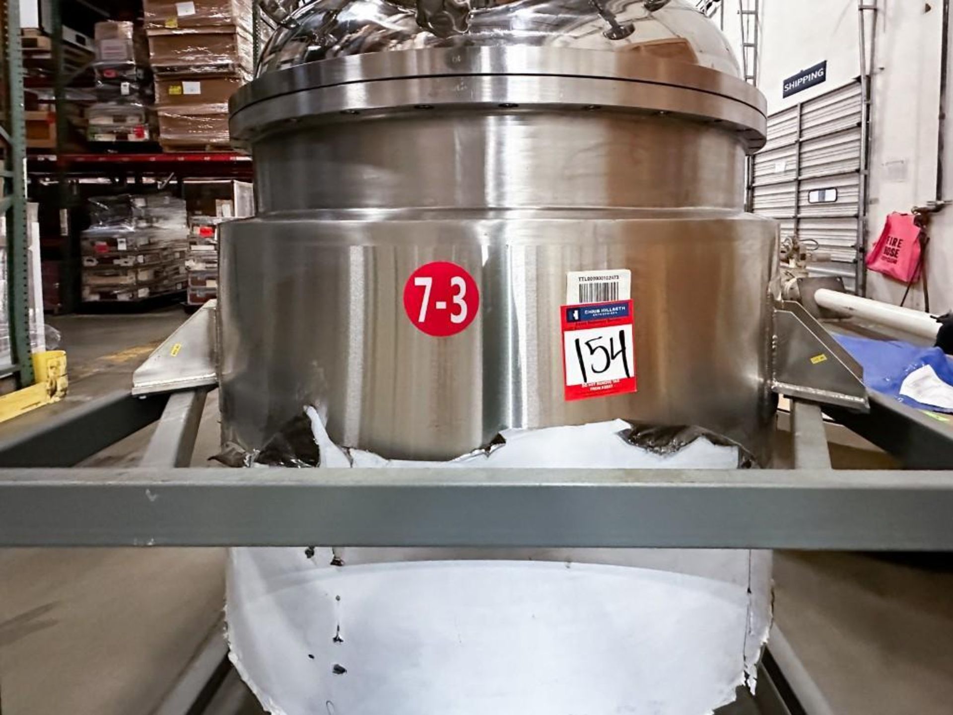 NEW - 1000 Liter, SS, Fully Jacketed, Vacuum, Triple Motion Mixing Kettle - Image 4 of 7