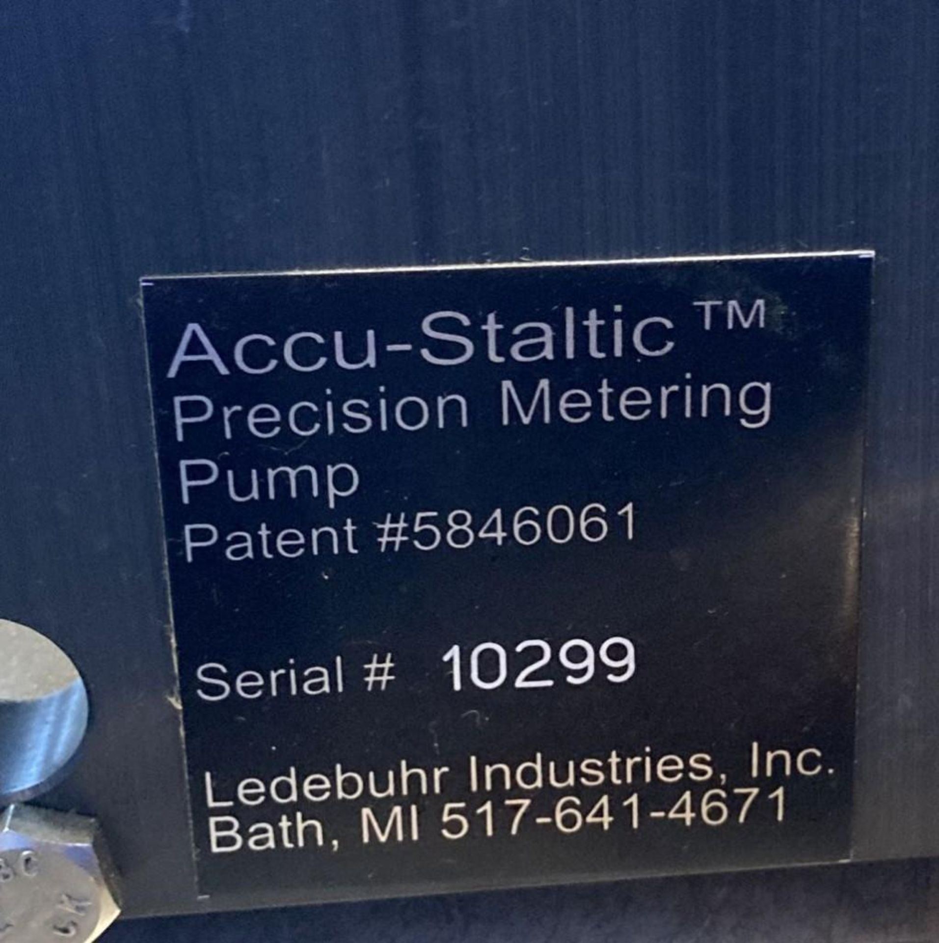 Accu-Staltic Metering Pump - Image 5 of 6