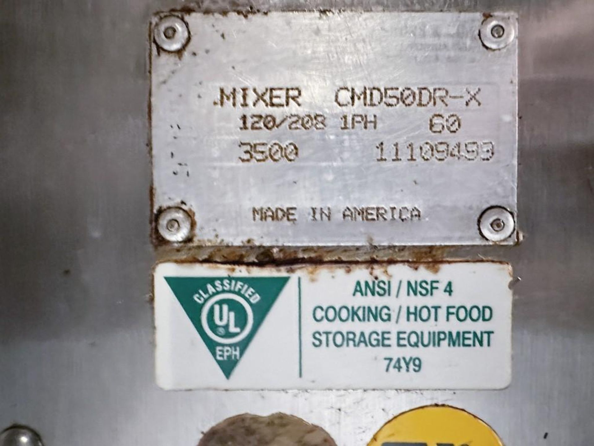 Cretors Mixer CMD50DR-X Enrobing and Coating System ( CMD50DR- X) - Image 6 of 7