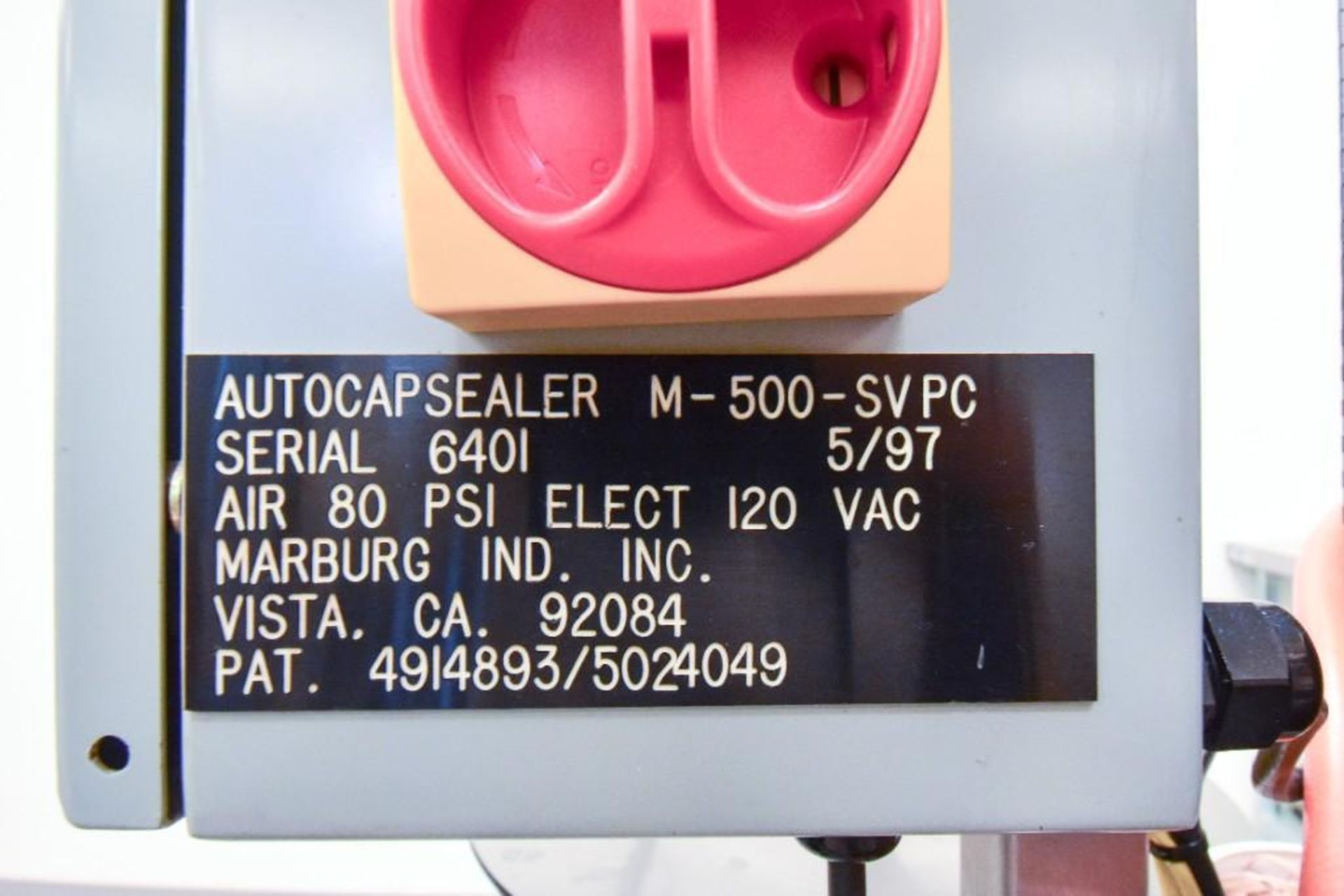 Marburg M500 Autocapsealer (neckbander) - Image 7 of 7