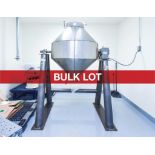 BULK LOT - Keith Machinery 30 CU FT Double Cone Blender Line