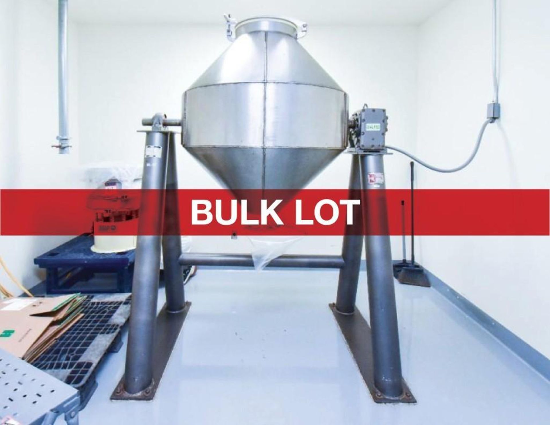 BULK LOT - Keith Machinery 30 CU FT Double Cone Blender Line