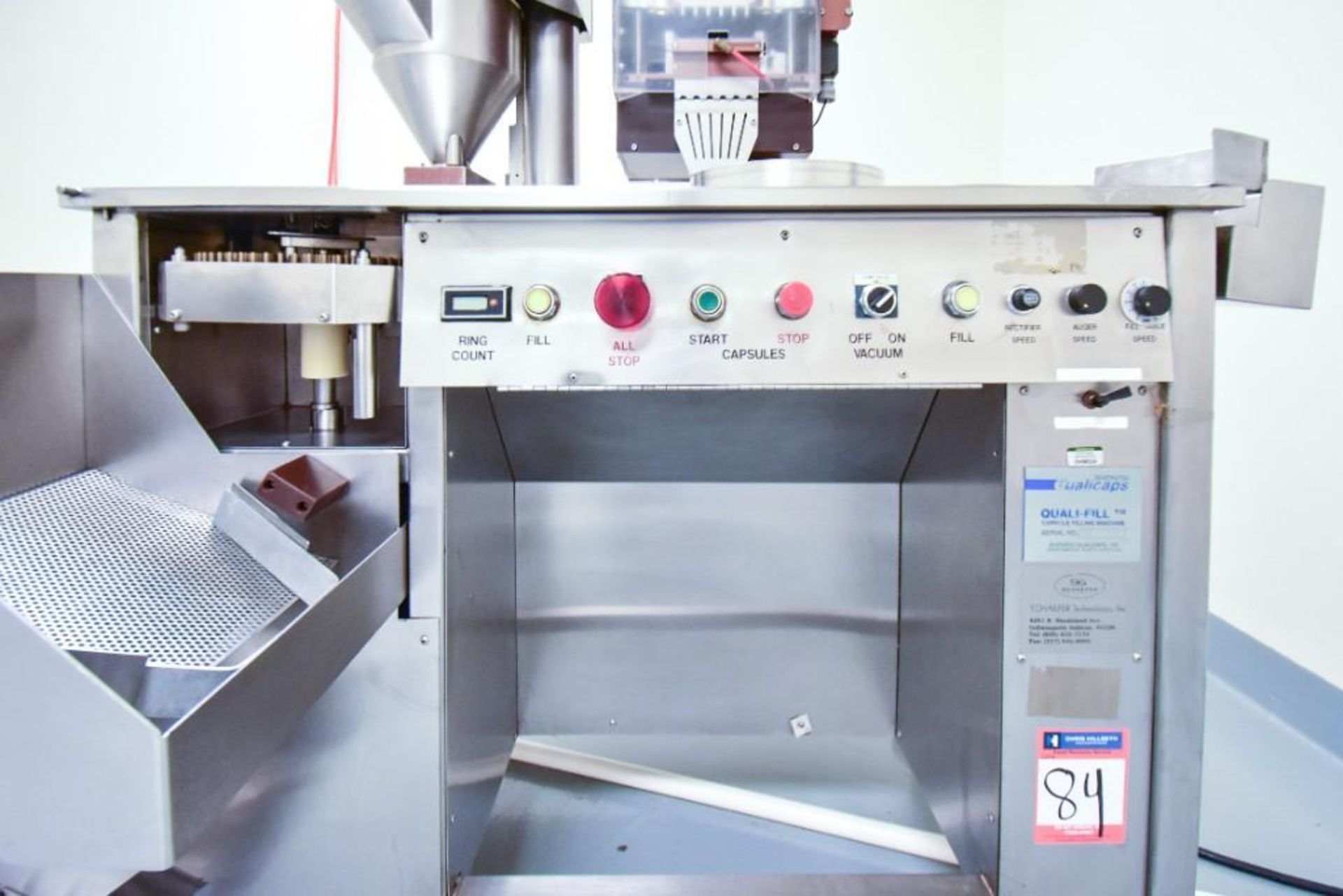 Qualifill / Schafer Semi Automatic Capsule Filling Machine - Image 5 of 12