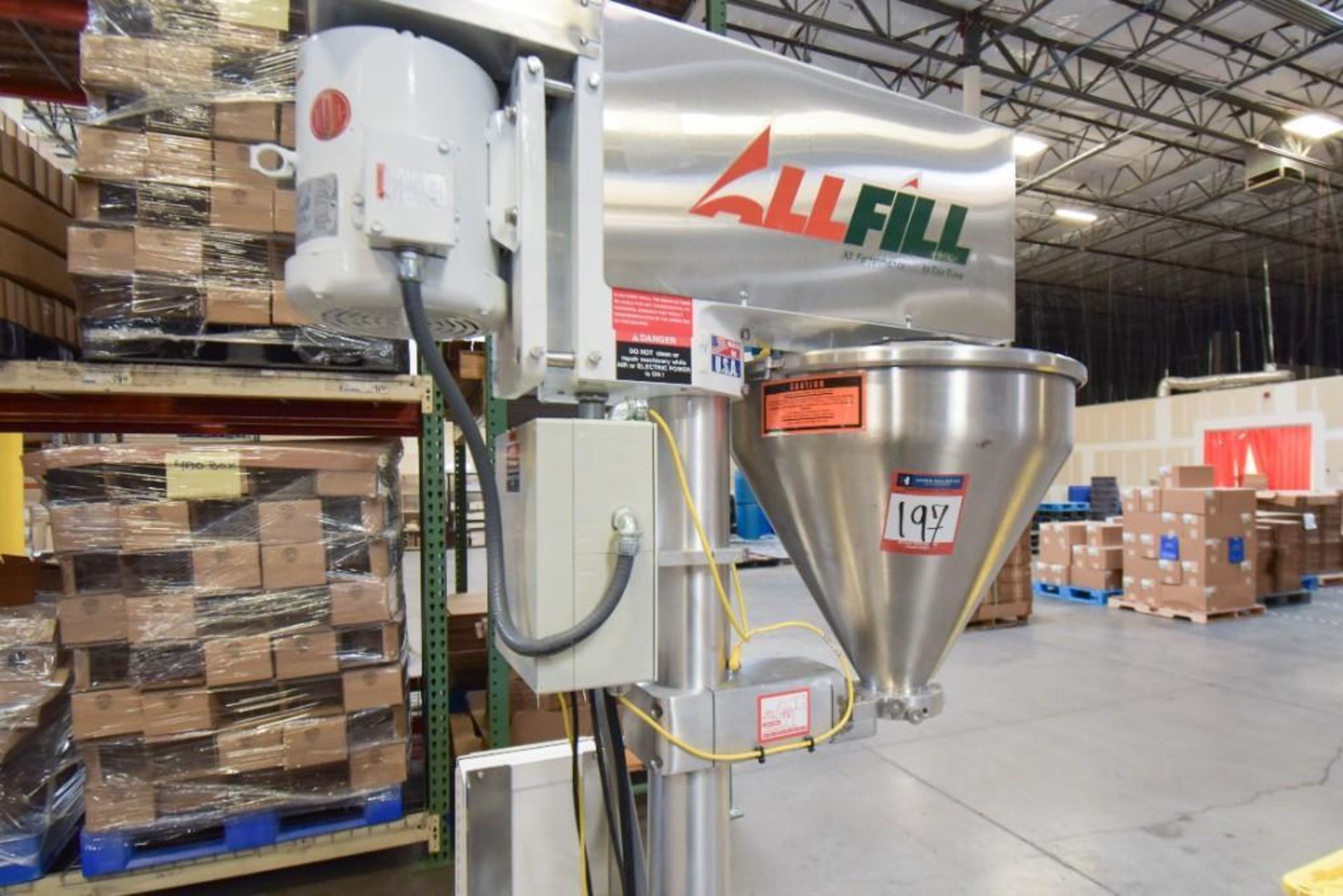 All-Fill Auger Powder Filler B-350 E - Image 4 of 11