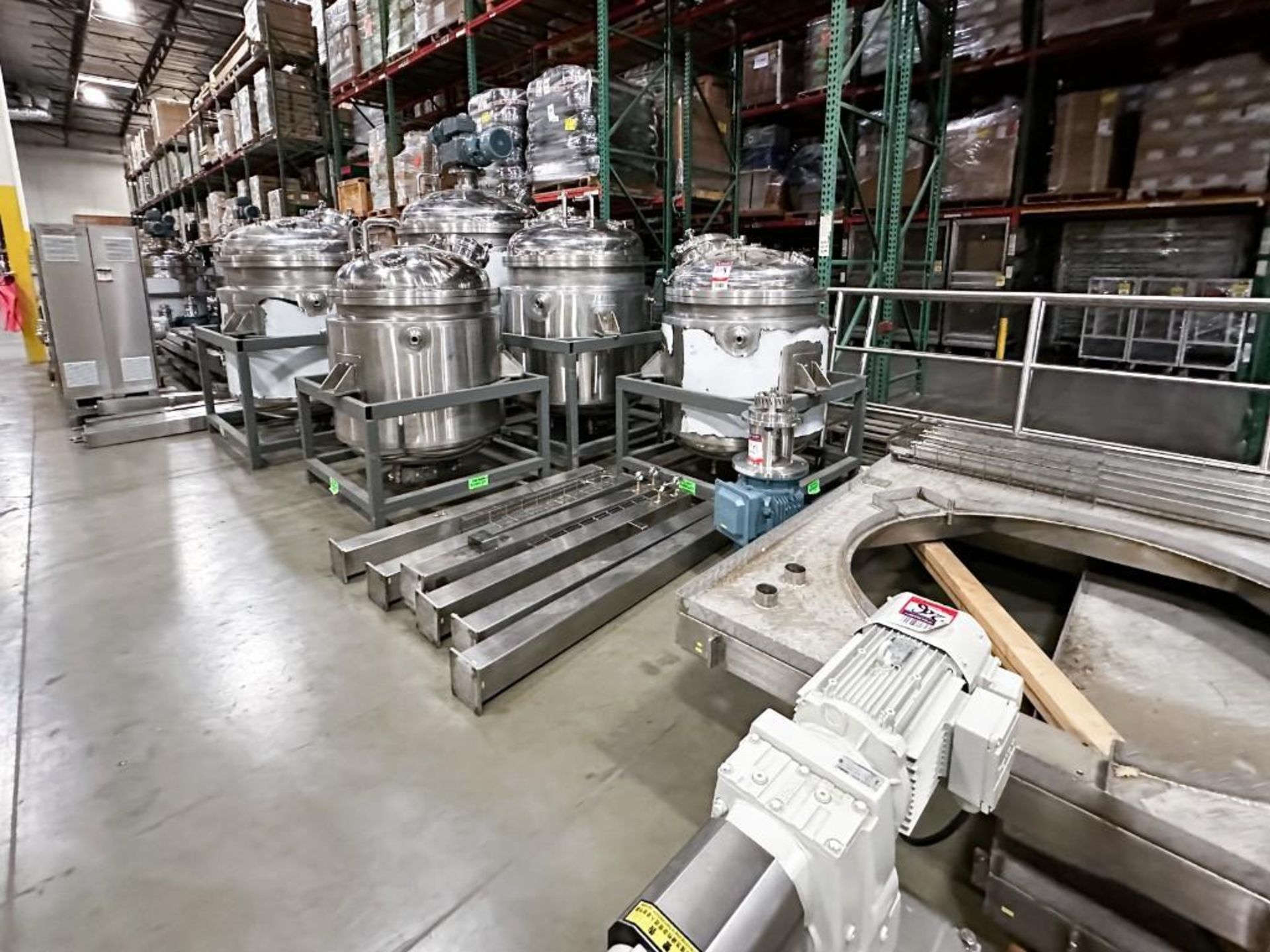 NEW - BULK LOT - Process Kitchen, Jacketed, Vacuum, Multi Motion Mixing Kettles, Pumps and Mezzanine - Image 13 of 25