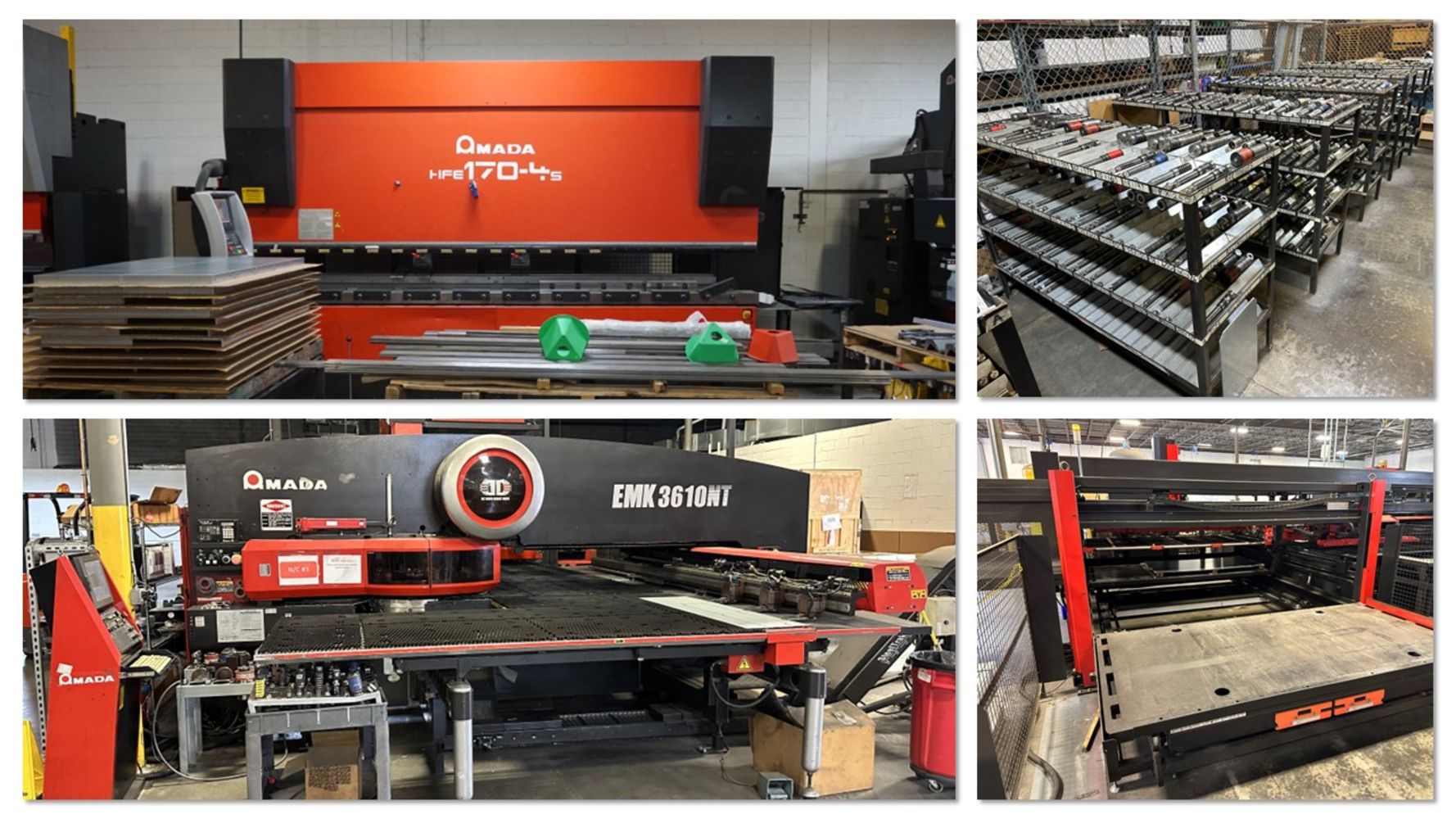 Precision Amada Sheet Metal Fab Shop