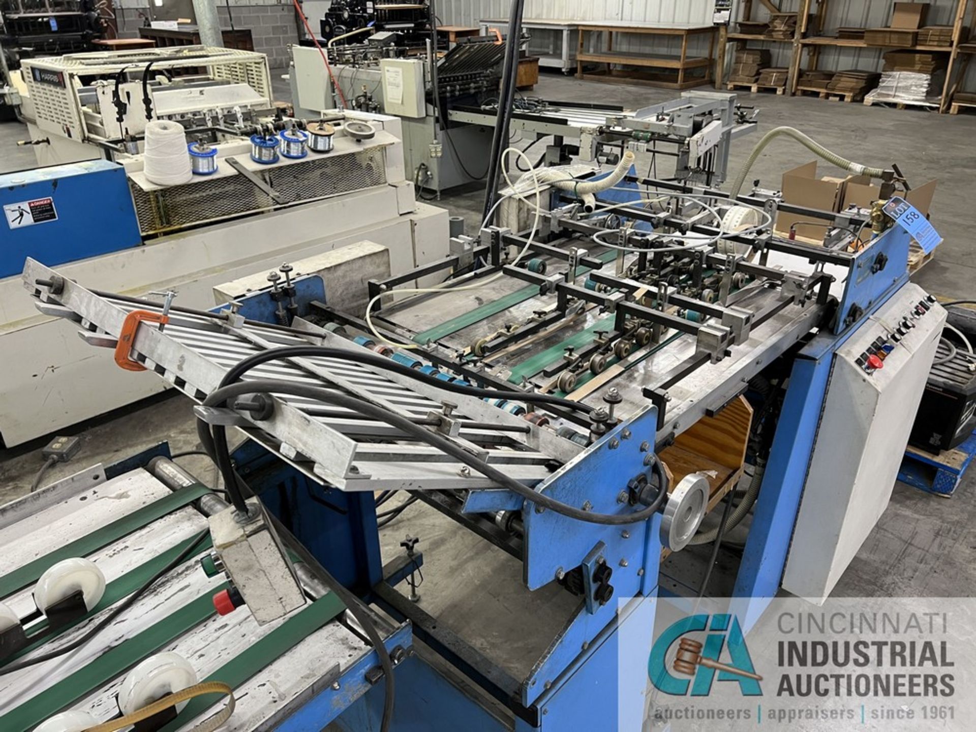 HASKINS UNIFOLD FOLDER / GLUER; S/N 9011, 2003 VS10S OUNATEC GLUER, OY2008 CONTROLLER WITH (3) - Image 11 of 25
