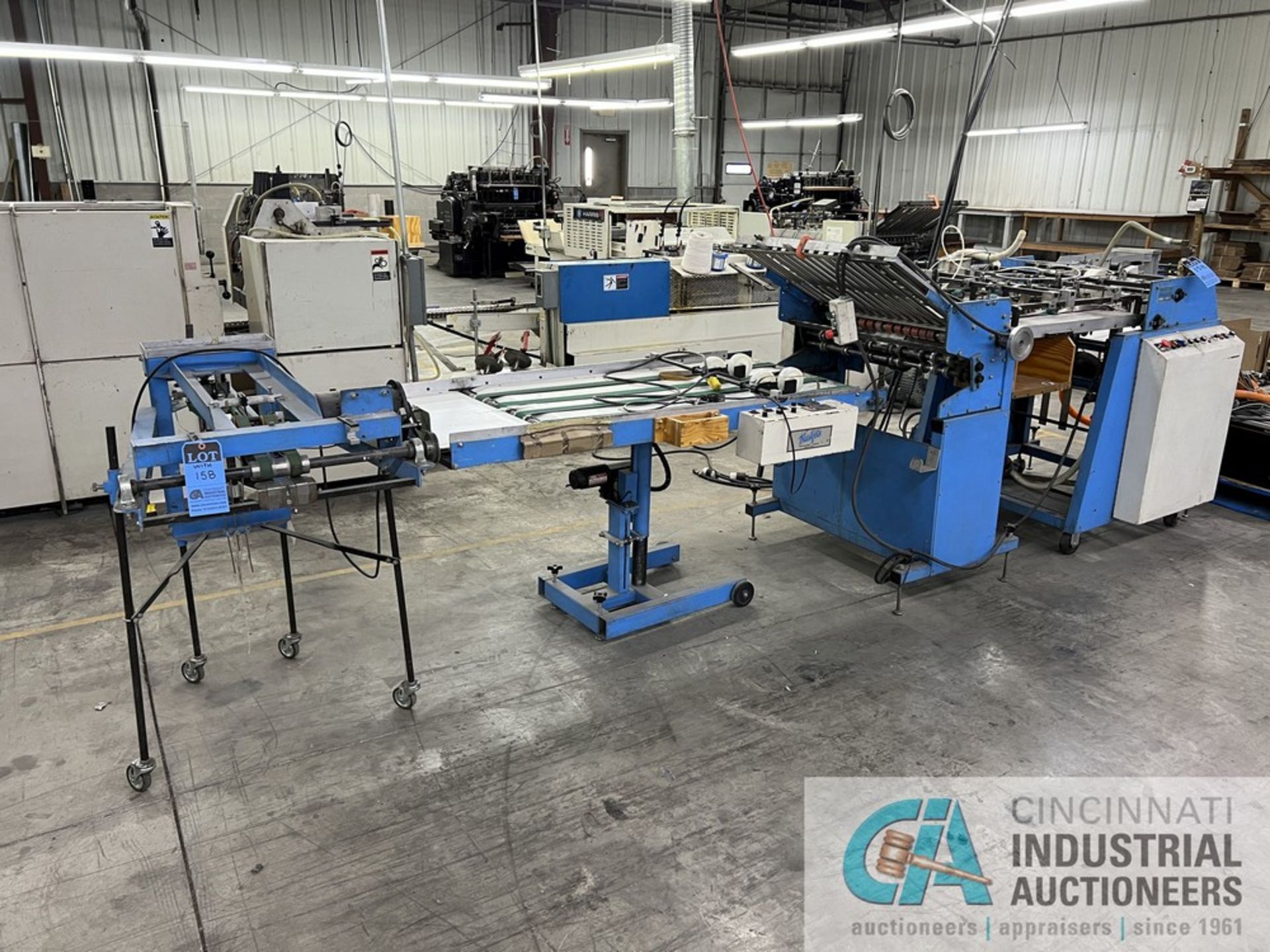 HASKINS UNIFOLD FOLDER / GLUER; S/N 9011, 2003 VS10S OUNATEC GLUER, OY2008 CONTROLLER WITH (3) - Image 3 of 25