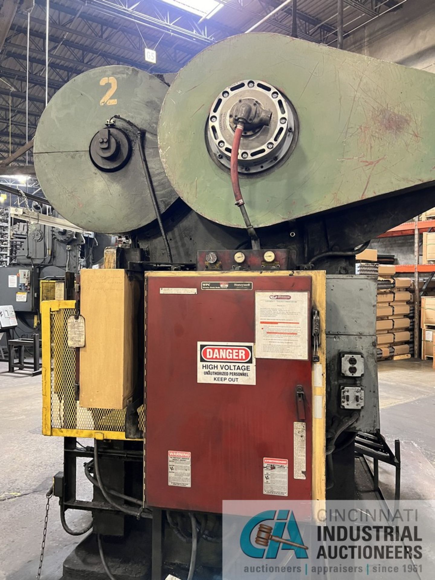 150 TON X 120" VERSON MODEL B-78-150 MECHANICAL PRESS BRAKE WITH REMOVEABLE FLANGES TO BED AND - Image 17 of 18