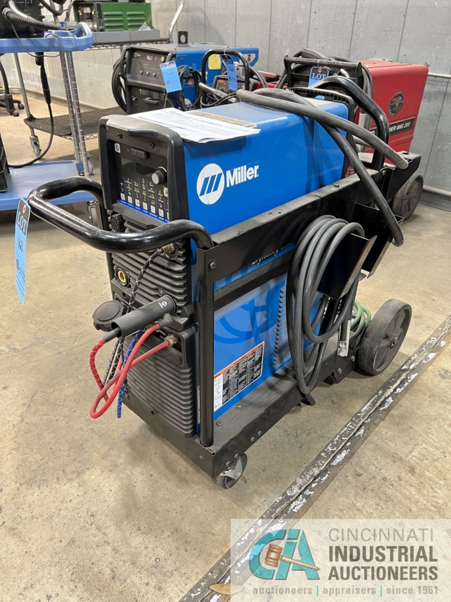 280 AMP MILLER DYNASTY 280 WELDER; S/N MK060796L, WITH CHILLER - Bild 2 aus 5