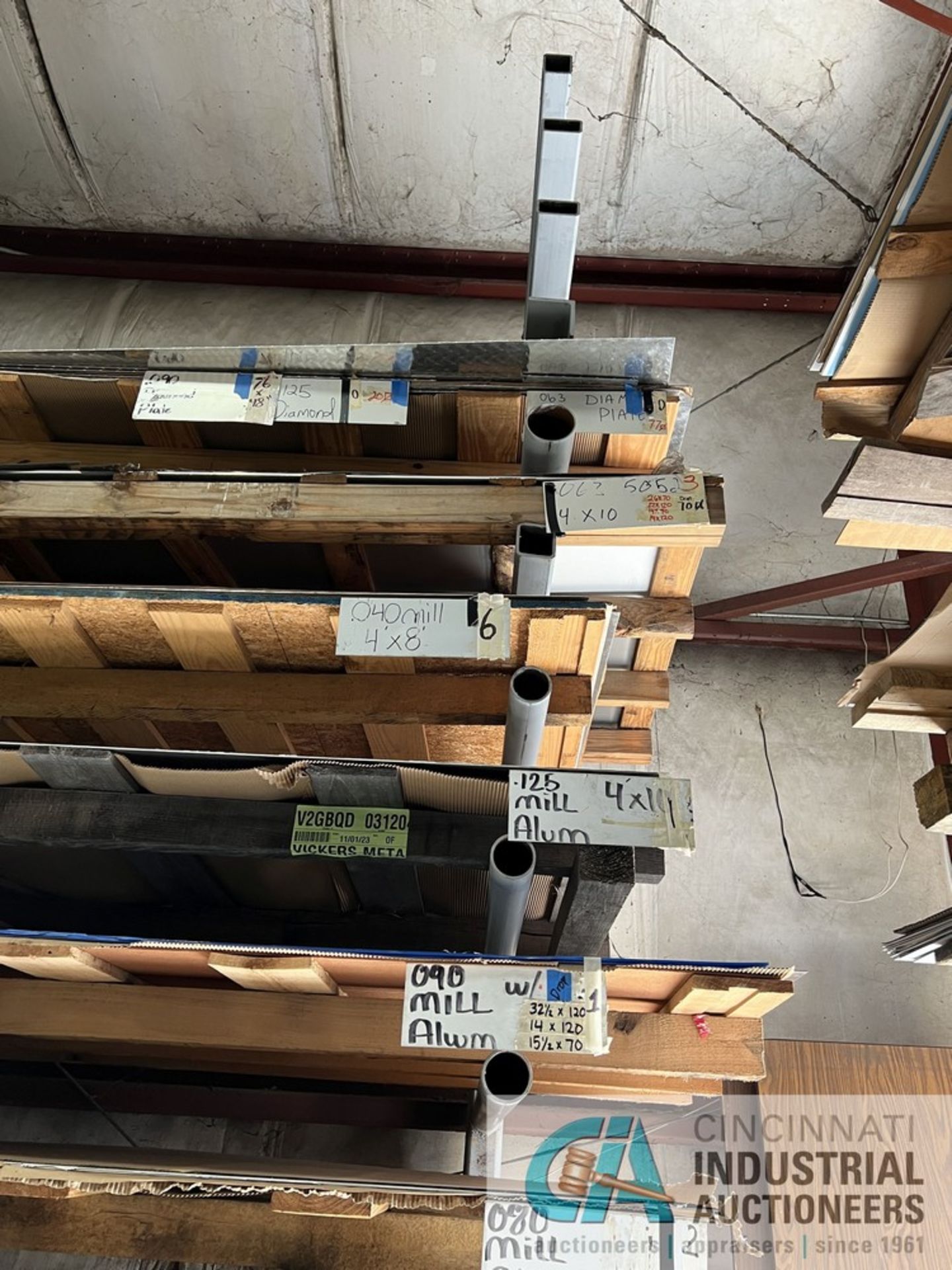 (LOT) MISCELLANEOUS G90 ALUMINUM SHEET MATERIAL INCLUDING (3) .063 MILL, (2) .080 MILL, (3) .090 - Image 6 of 8