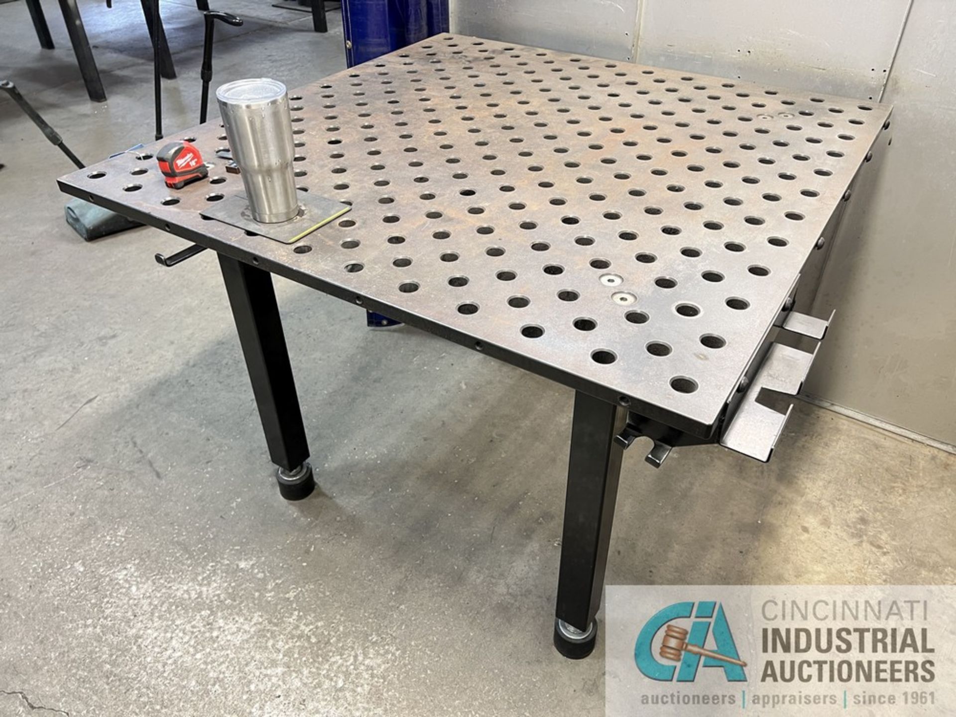 48" X 48" X 1" SIEGMUND SYSTEM 28 BASIC PLASMA NITRIDE WELDING TABLE - Bild 2 aus 2