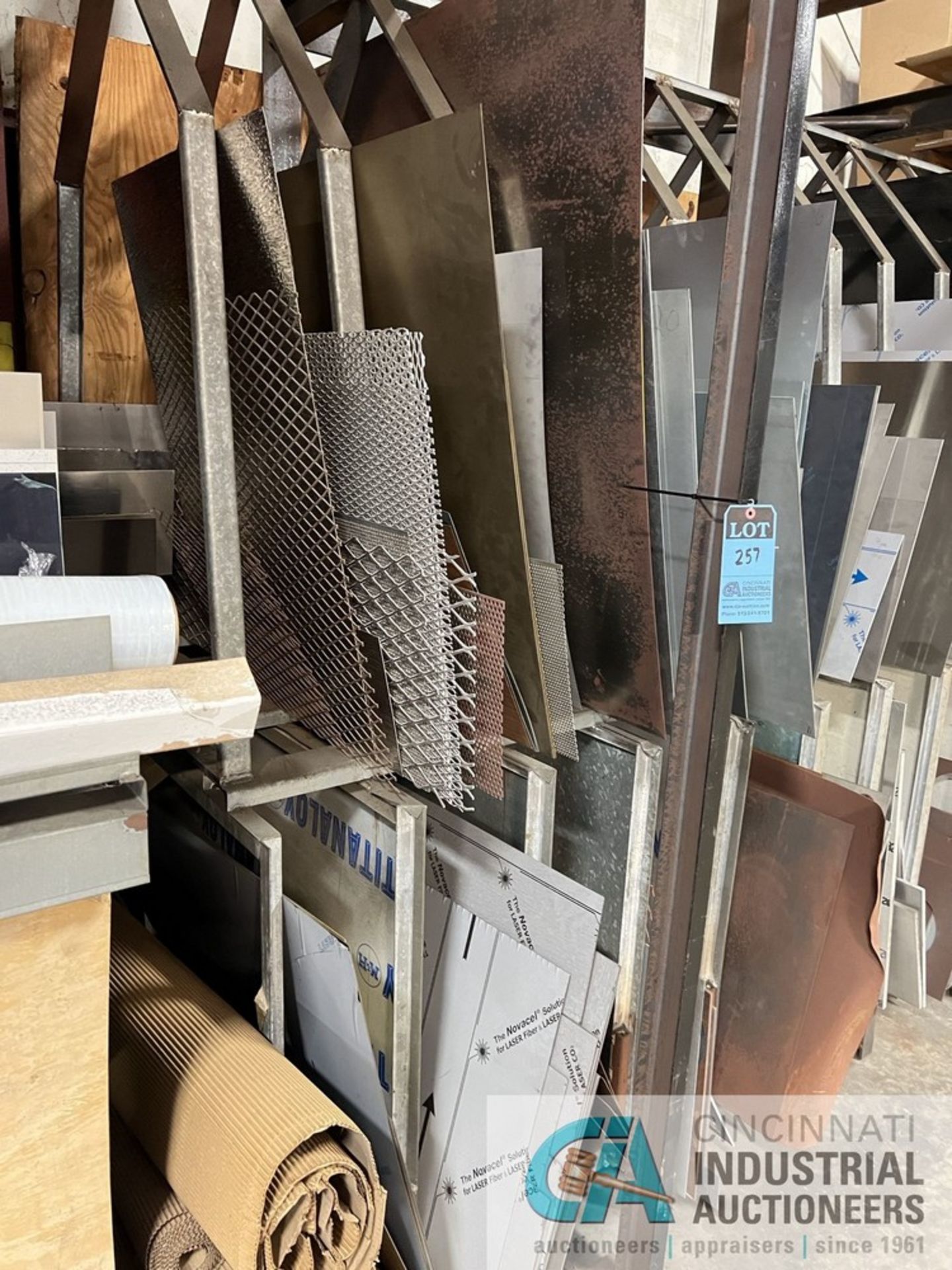 MISCELLANEOUS COPPER, STAINLESS STEEL, ALUMINUM AND BRASS PARTIAL SHEET ...