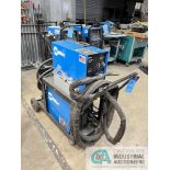 300 AMP MILLER XMT304 CC/CV WELDER; S/N LF170761, WITH MILLER XR CONTROL EXTENDED REACH WIRE FEEDER