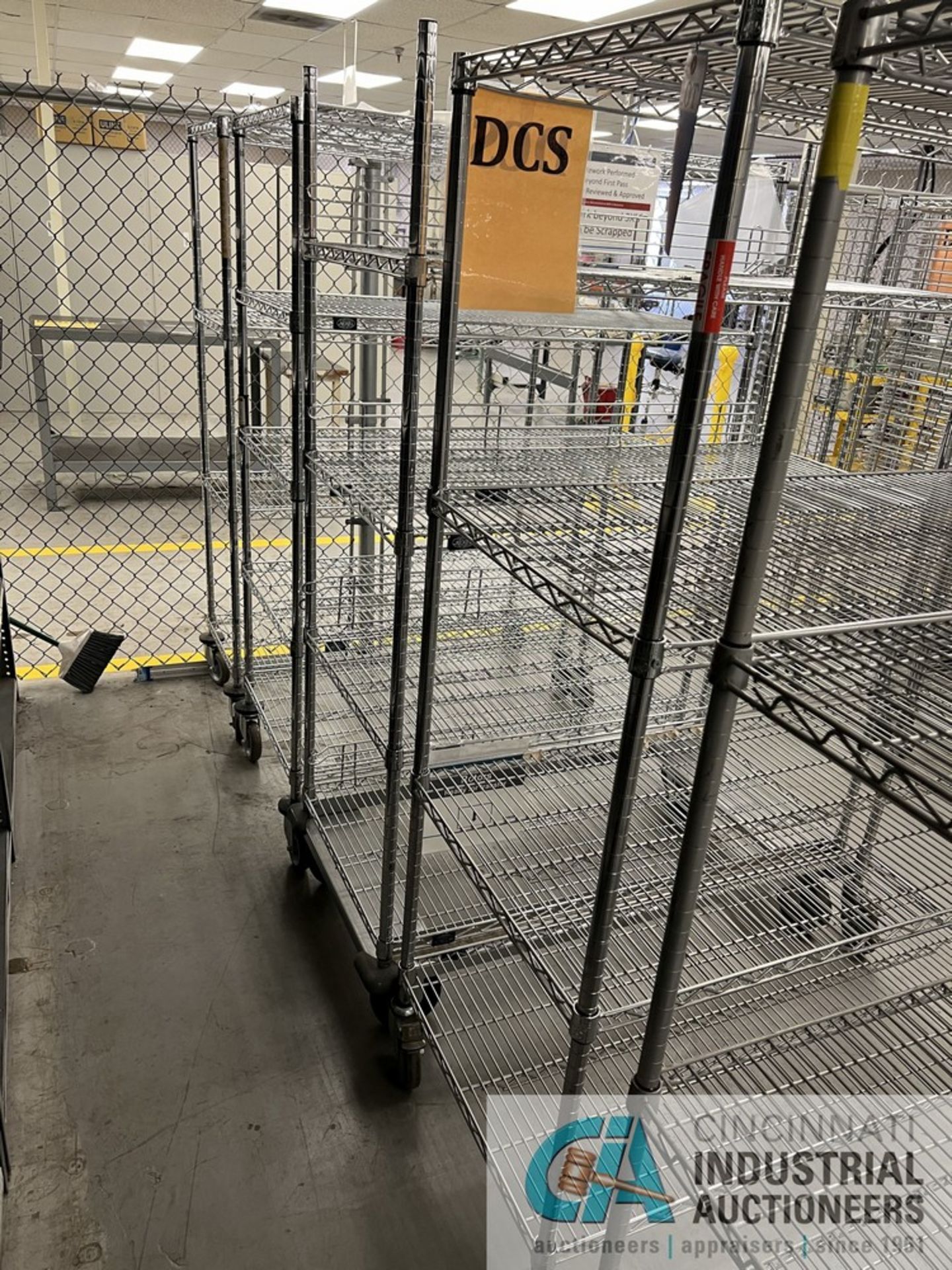 48" X 24" X 70" NEXEL PORTABLE WIRE SHELVES (BOND)