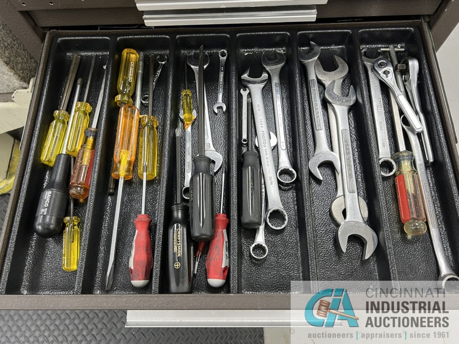 7-DRAWER KENNEDY TOOLBOX WITH TOOLS AND INSPECTION GAGES (INSP) - Image 4 of 7