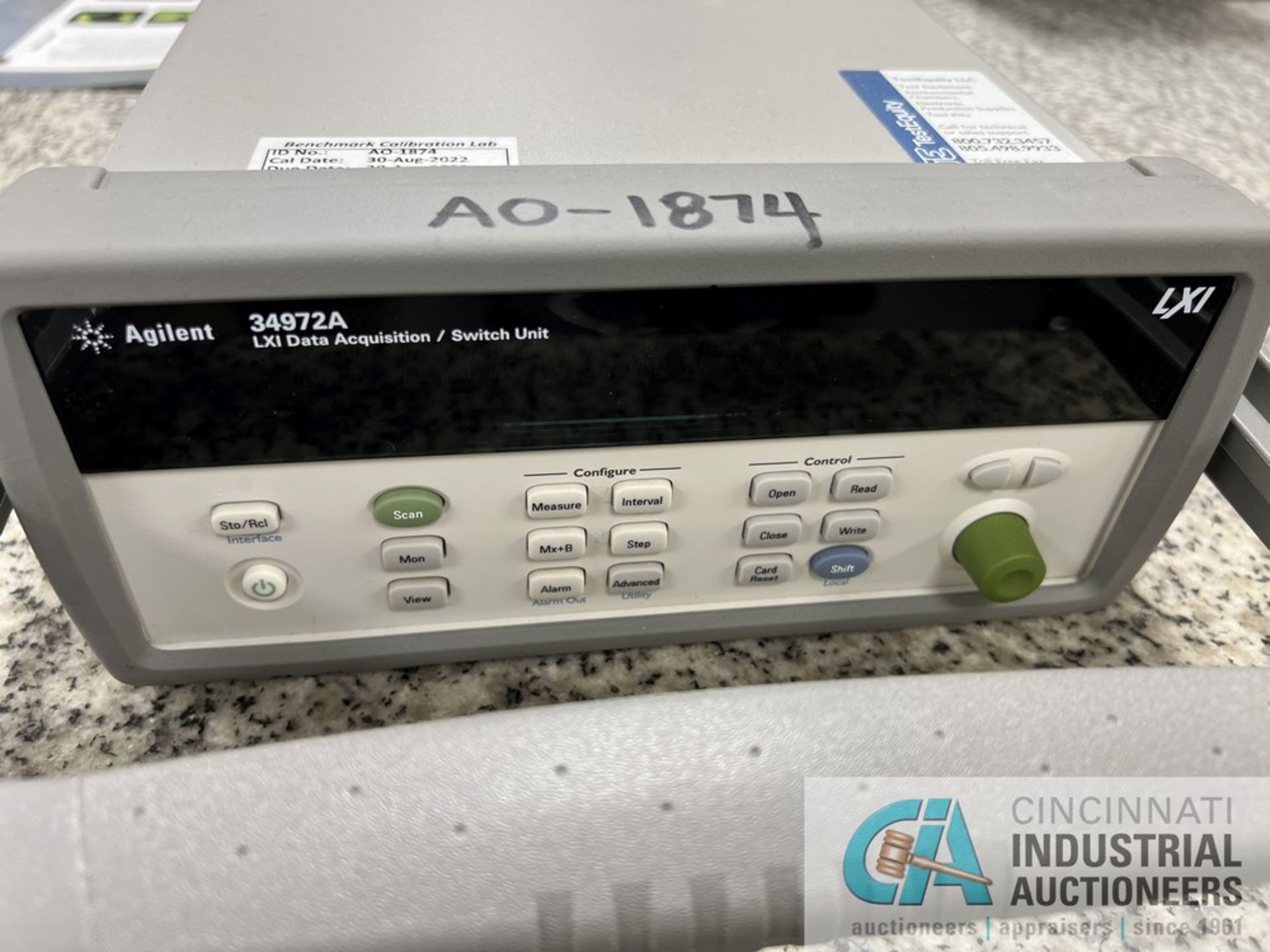 AGILENT MODEL 34972A LXI DATA ACQUITION / SWITCH UNIT (INSP) - Image 2 of 3