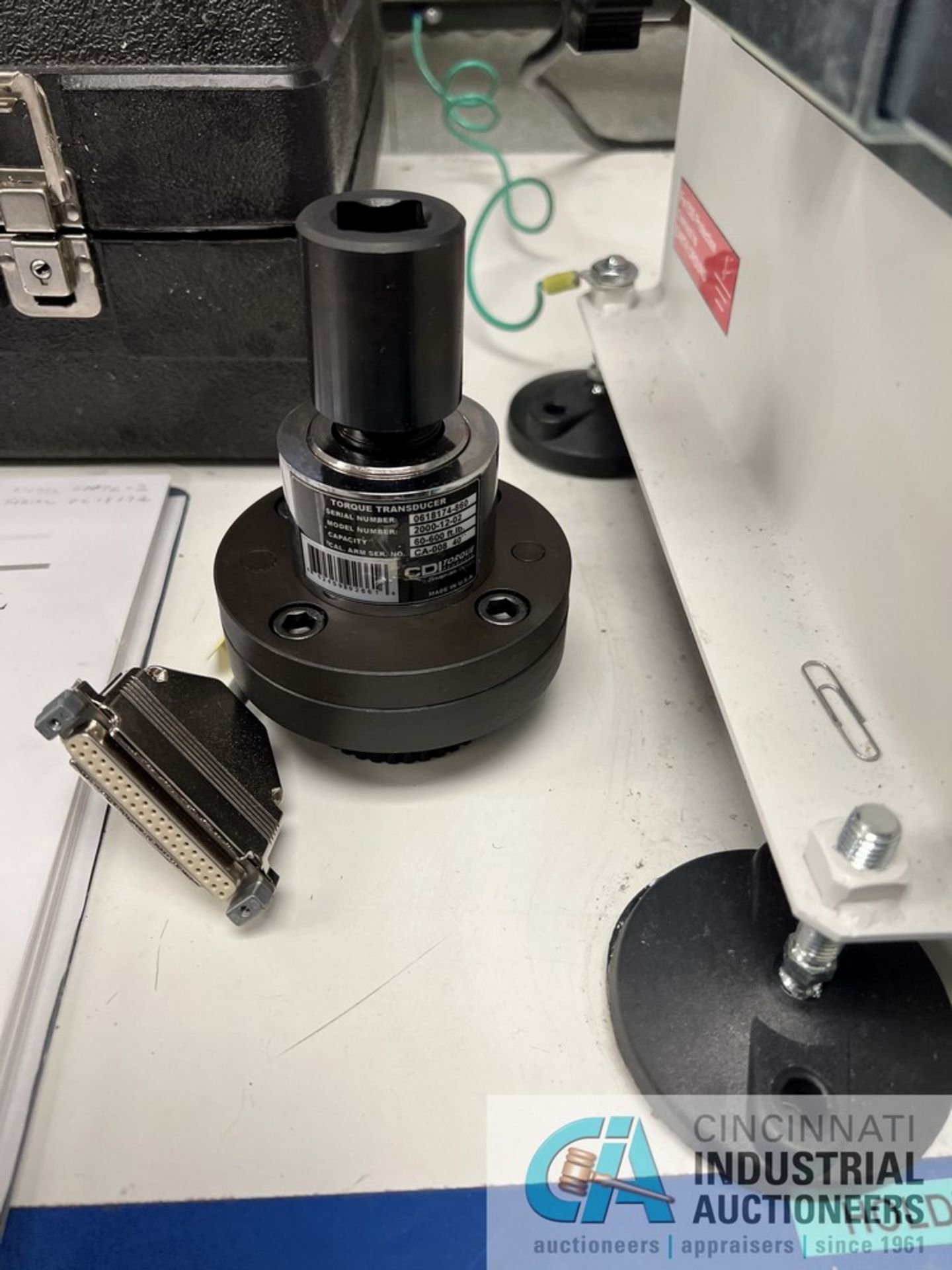 CDI TORQUE PRODUCTS MODEL 5000-3 TORQUE CALIBRATION WITH 600TL MECHANICAL LOADER; S/N U618174, - Image 7 of 7