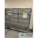 60" X 24" X 68" NEXEL PORTABLE WIRE CAGE (BOND)