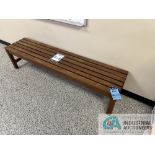 6' WOOD BENCHES
